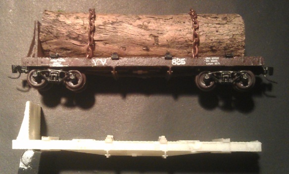 Log car without bow