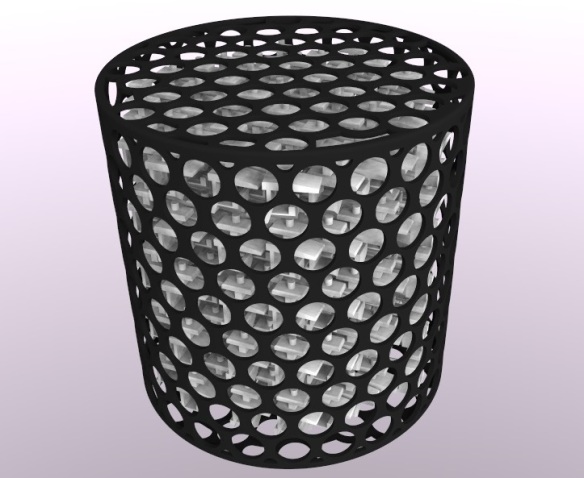 3D Printed Cage Full Render - Short Rapido Couplings 3