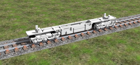 Alco C-628 Dummy Chassis Render 3