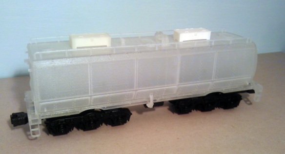 O Scale Tender on Chassis - Raw 3