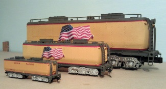 O Scale Tender Shells Finished 18