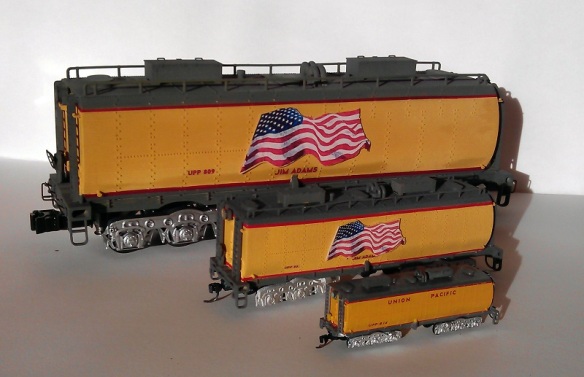 O Scale Tender Shells Finished 8