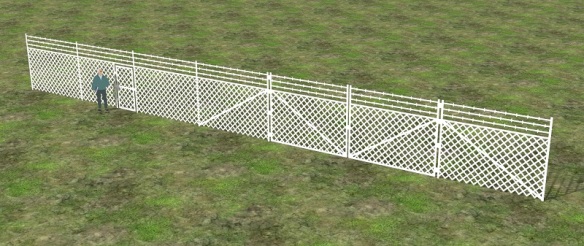 Chain Link Fence Render